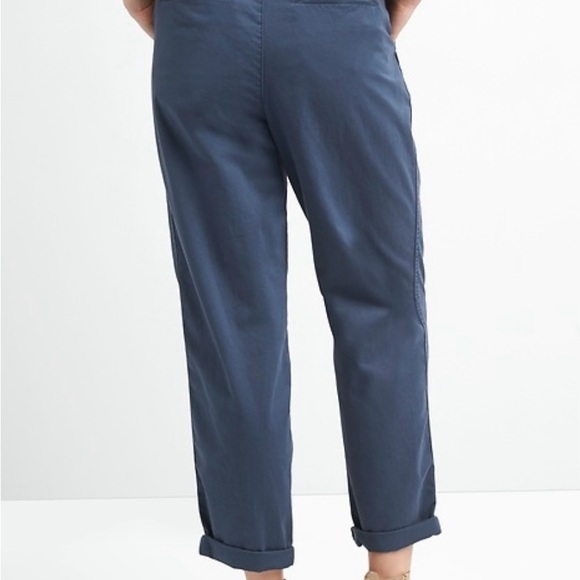 Pleated Tie Belt Girlfriend Chinos - Picture 2 of 8